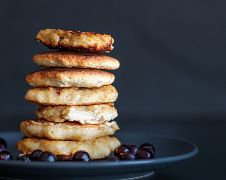 Συνταγή για pancakes με τυρί cottage και βρώμη