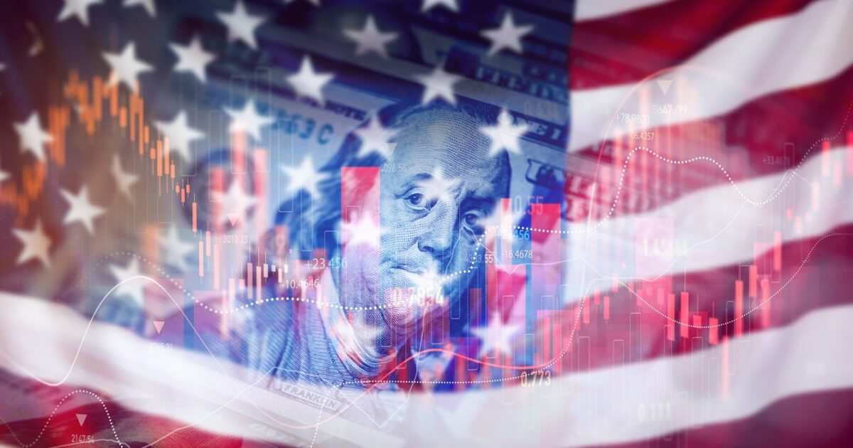 What does the simultaneous drop in shares, returns and dollar