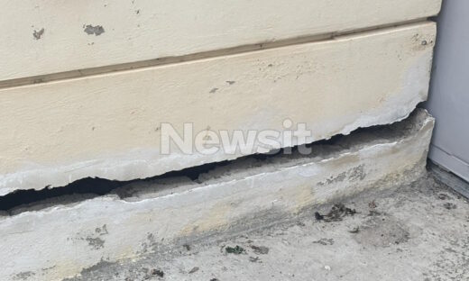 Ρωγμές σε σπίτια στις Βούτες Ηρακλείου