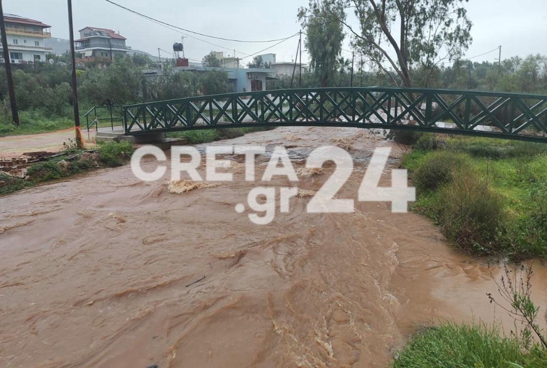 Ανέβηκε η στάθμη του νερού στα ποτάμια