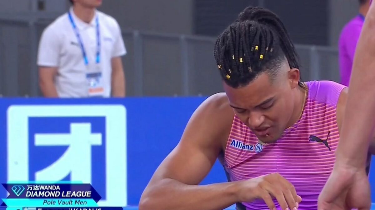 Η στιγμή του τραυματισμού του Καραλή στο Diamond League