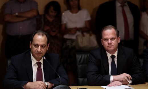 Κώστας Καραμανλής και Χρήστος Σπίρτζης