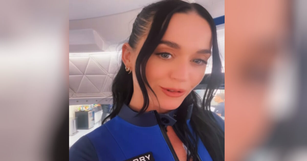 Katie Perry flies today in space: The “Woman’s Perfume” trip with Lauren Sanchez