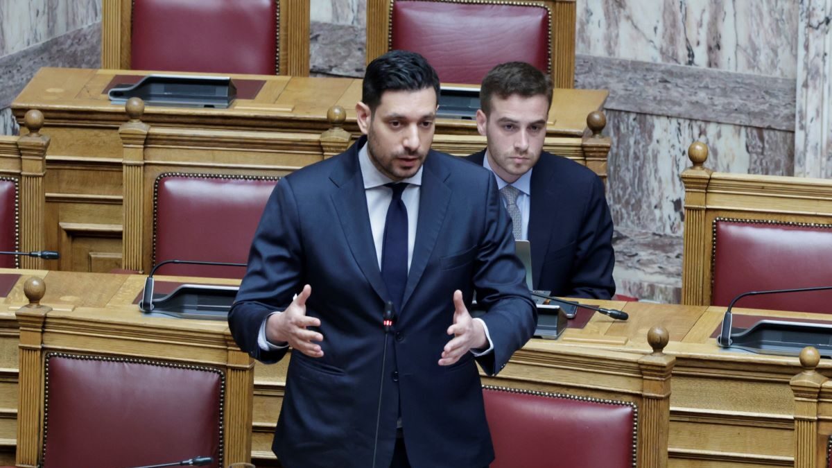 Ο αναπληρωτής υπουργός Υποδομών και Μεταφορών Κωνσταντίνος Κυρανάκης στη Βουλή