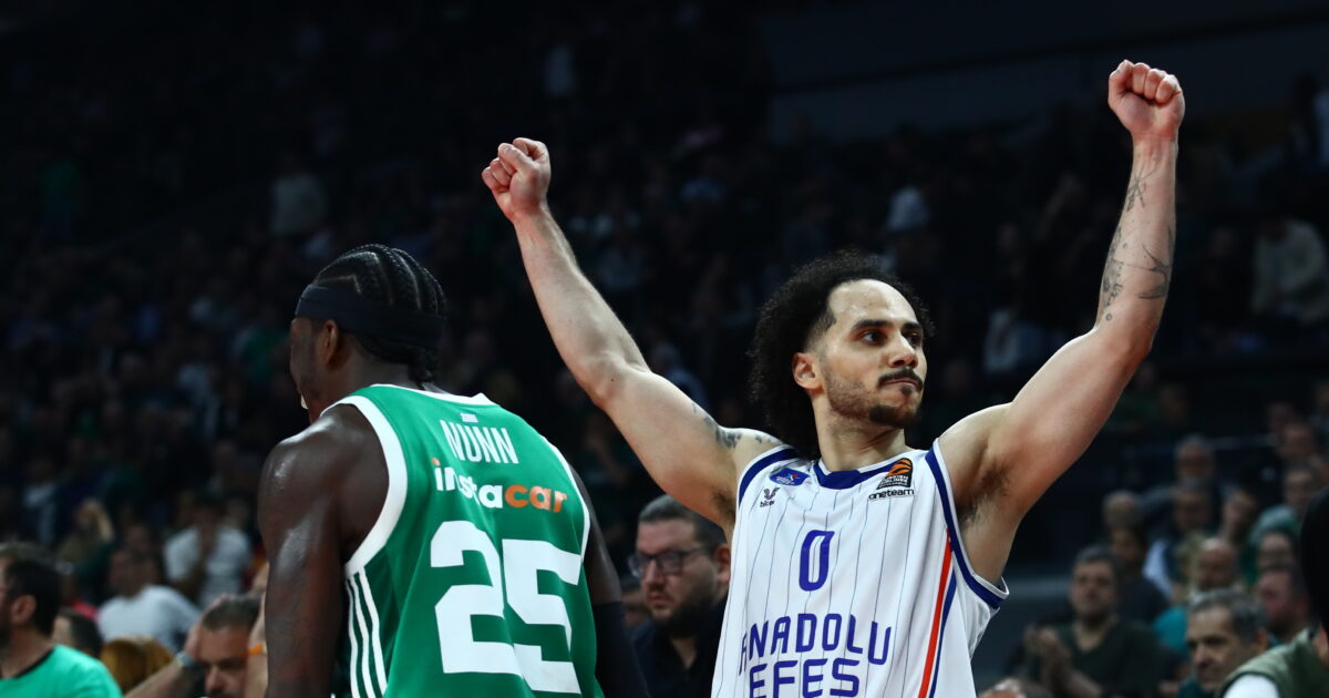 Panathinaikos-Efes Anadolou 76-79: Shock defeat to the “Greens” finale and 1-1 with a break for Turks in the Euroleague playoffs