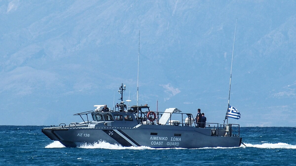 Ένα σκάφος του Λιμενικού Σώματος