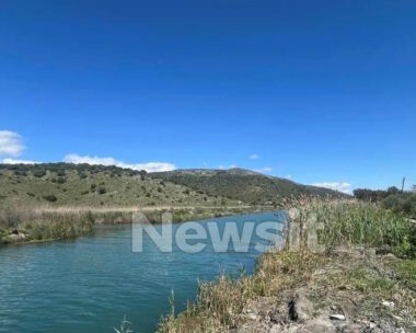 Η περιοχή όπου χάθηκαν τα ίχνη του 75χρονου ψαρά στην Αιτωλοακαρνανία