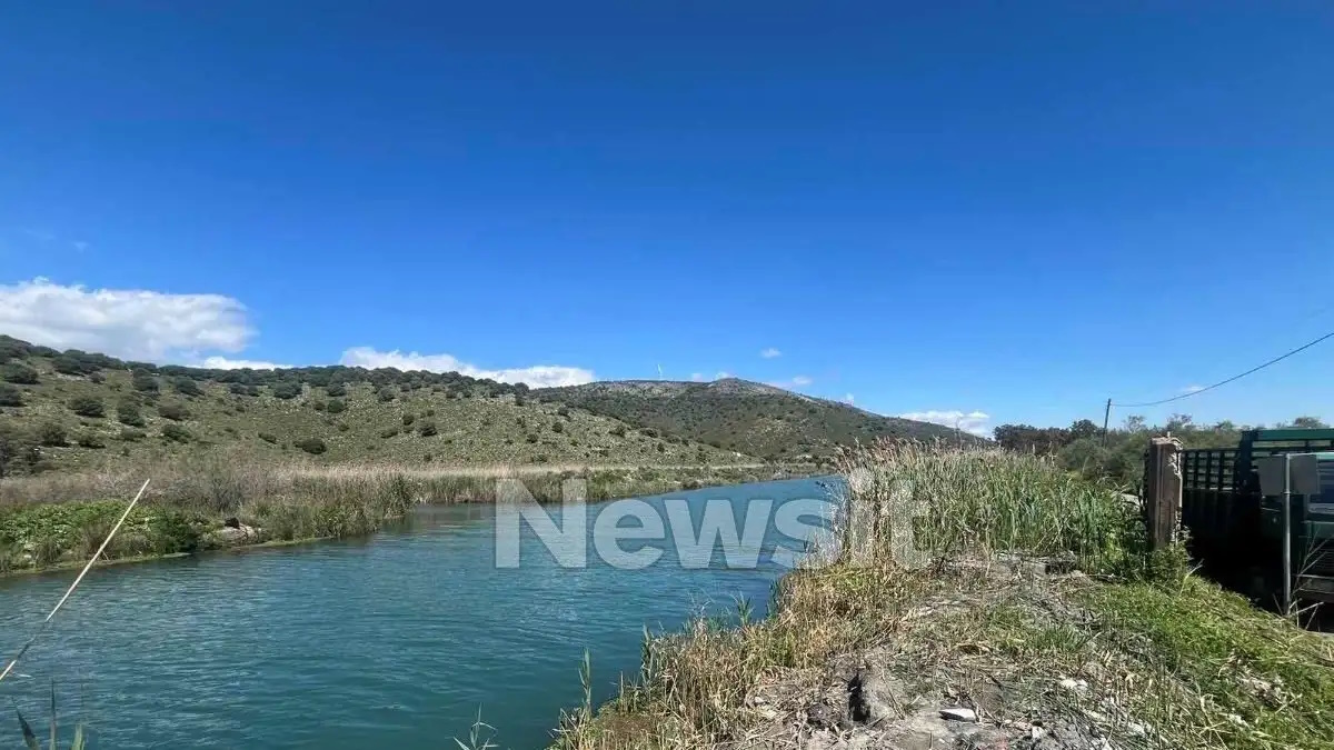 Η περιοχή όπου χάθηκαν τα ίχνη του 75χρονου ψαρά στην Αιτωλοακαρνανία