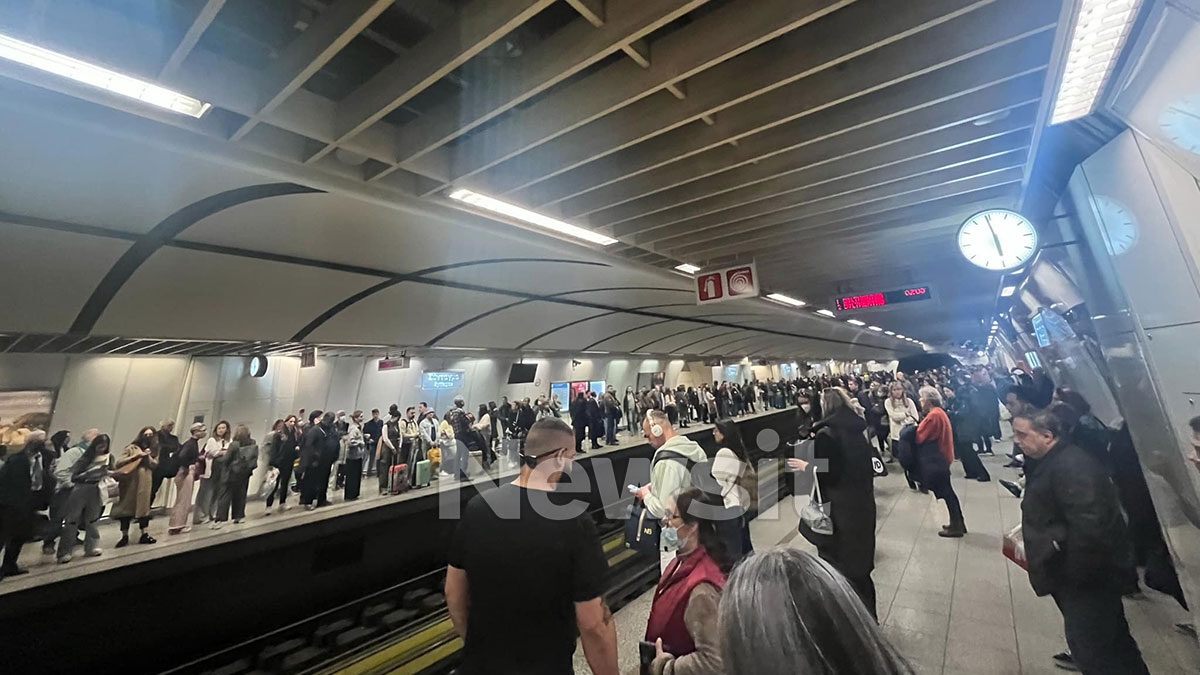 Ακινητοποιήθηκε συρμός του μετρό στον σταθμό «Μέγαρο Μουσικής» – Τι συνέβη