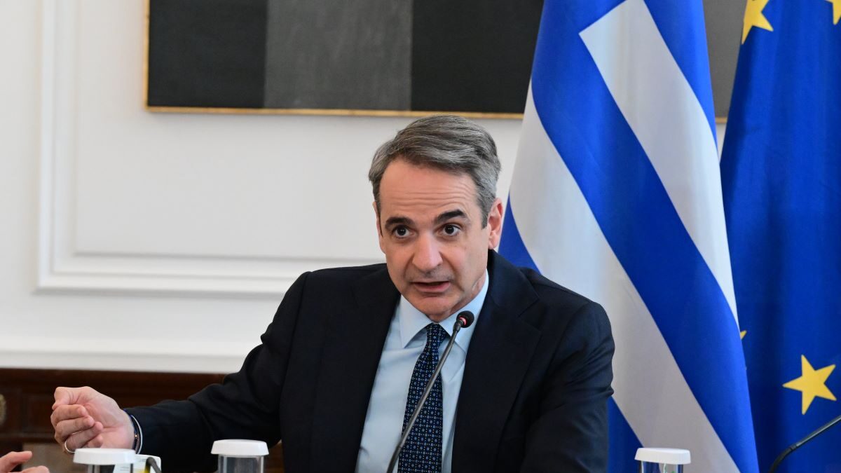 Ο πρωθυπουργός Κυριάκος Μητσοτάκης στο υπουργικό συμβούλιο