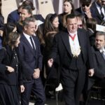 Ο Κυριάκος Μητσοτάκης με την Μαρέβα στην κηδεία του Πάπα Φραγκίσκου