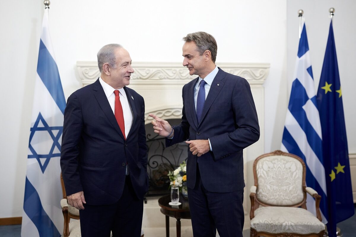 Κυριάκος Μητσοτάκης και Μπέντζαμιν Νετανιάχου