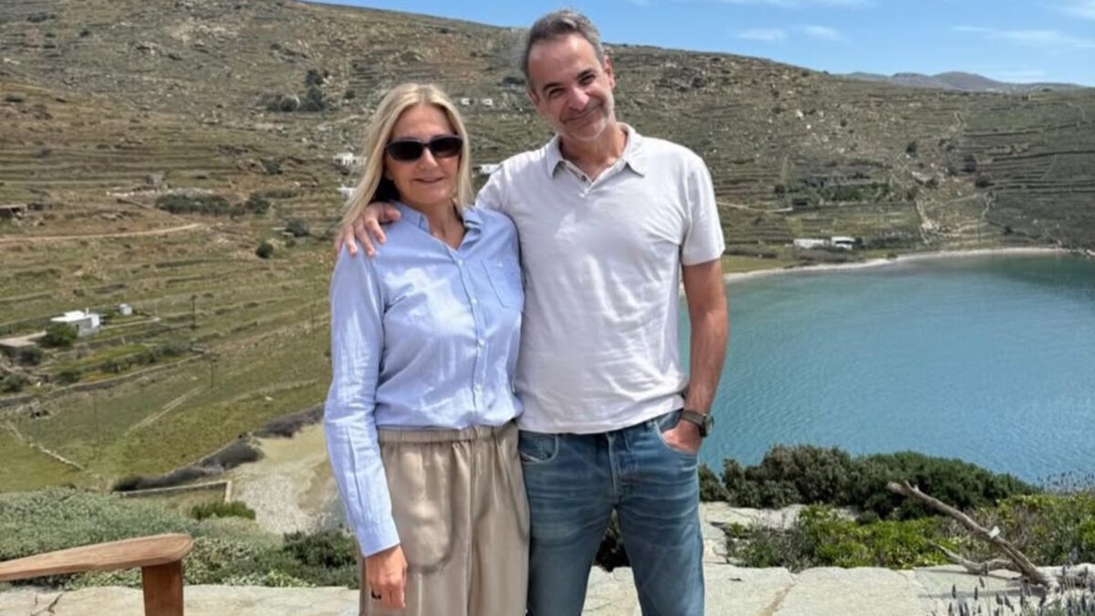 Μαρέβα Γκραμπόφσκι και Κυριάκος Μητσοτάκης