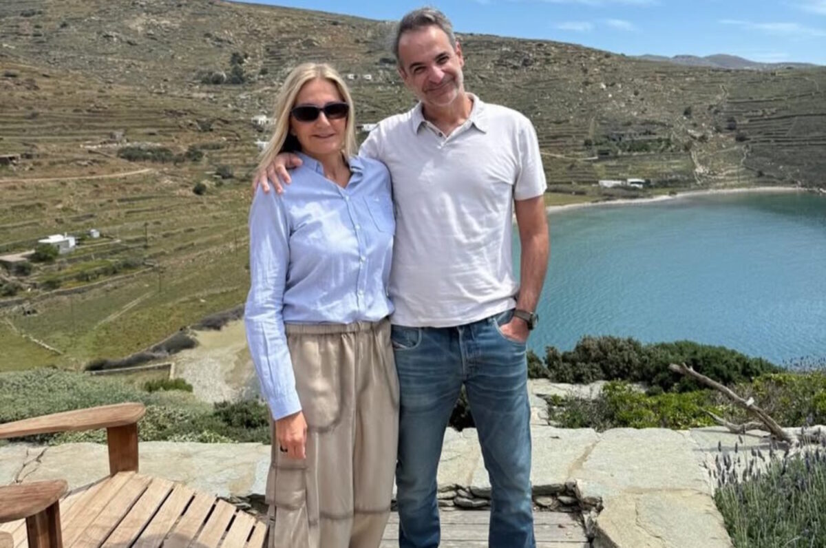 Μαρέβα Γκραμπόφσκι και Κυριάκος Μητσοτάκης