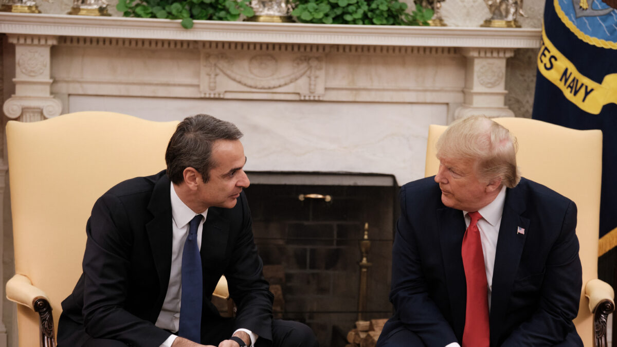 Κυριάκος Μητσοτάκης και Ντόναλντ Τραμπ