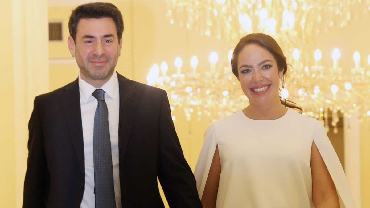 Λεωνής Μαντωνάκης και Δόμνα Μιχαηλίδου