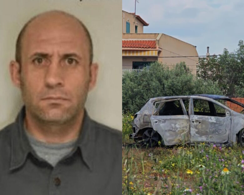 Ο Γιώργος Μοσχούρης και το καμένο αυτοκίνητο των δολοφόνων