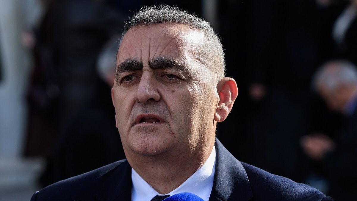 Λαϊκό προσκύνημα στο σκήνωμα του μακαριστού Αρχιεπισκόπου Αλβανίας Αναστασίου, Κυριακή 26 Ιανουαρίου 2025. 
(ΓΙΩΡΓΟΣ ΚΟΝΤΑΡΙΝΗΣ