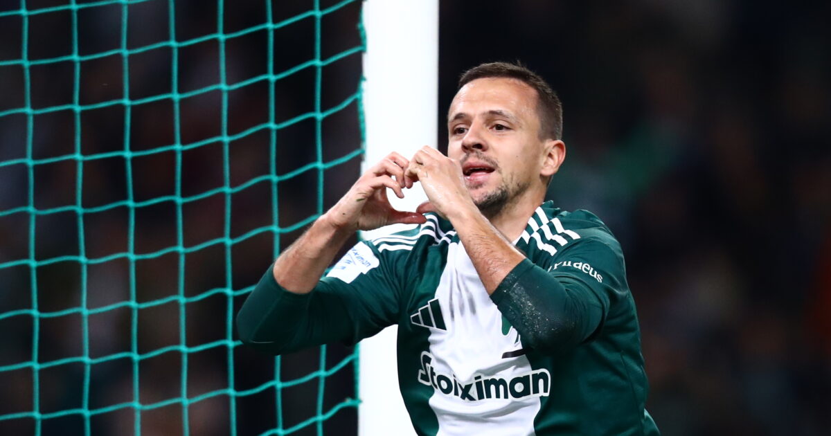 Panathinaikos – AEK: Maximovic’s goal for 1-0 in the Super League playoffs derby