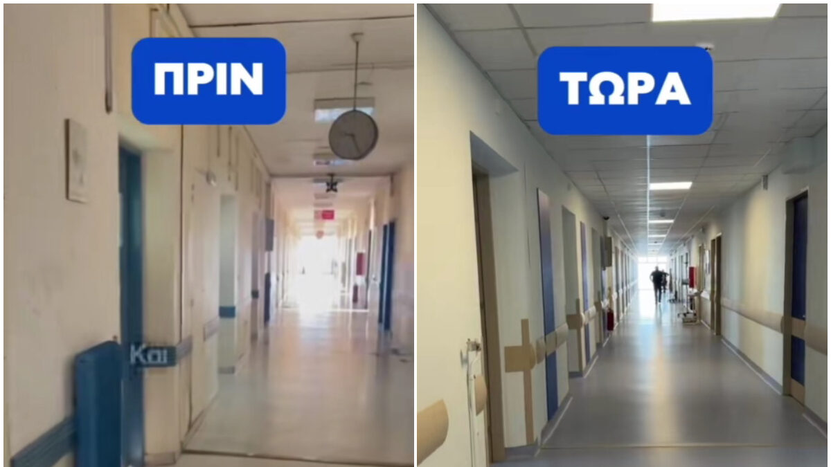 Ο Άδωνις Γεωργιάδης με βίντεο στο TikTok δείχνει την ανακαίνιση στο «Μεταξά» – Το «πριν» και το «τώρα»