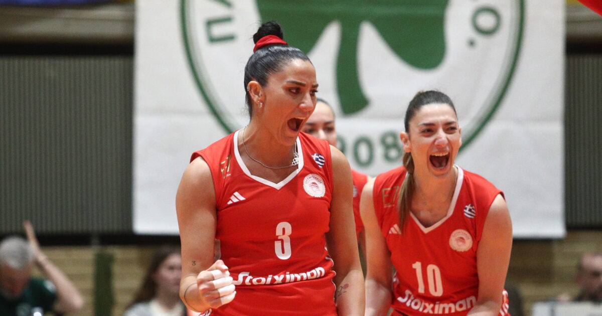 Panathinaikos – Olympiacos 0-3: In the women’s volleyball finals the “reds” qualified