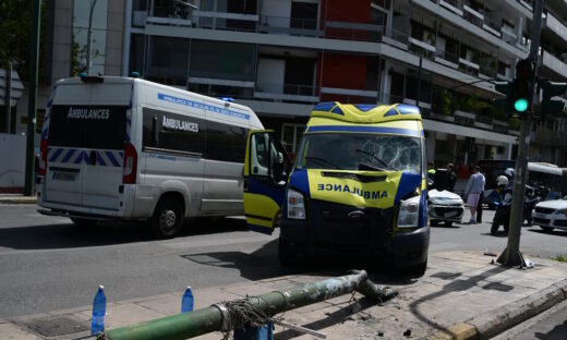 Το τροχαίο στο Παγκράτι