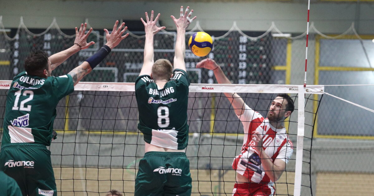 Olympiacos – Panathinaikos, Act Second in the Volley League finals