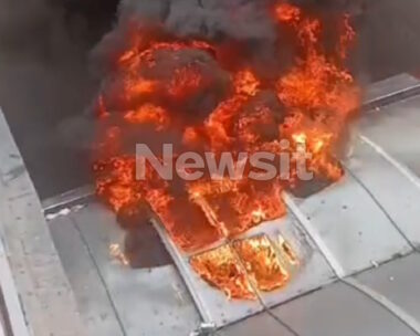Φωτιά στην Πάτρα