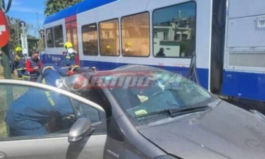 Το σημείο του τροχαίου στην Πάτρα