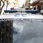 Ένα περιπολικό στο δρόμο
