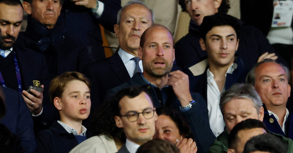 In Paris, Prince William for Paris Saint -Germain – Aston Villa, celebrated the English team’s goal