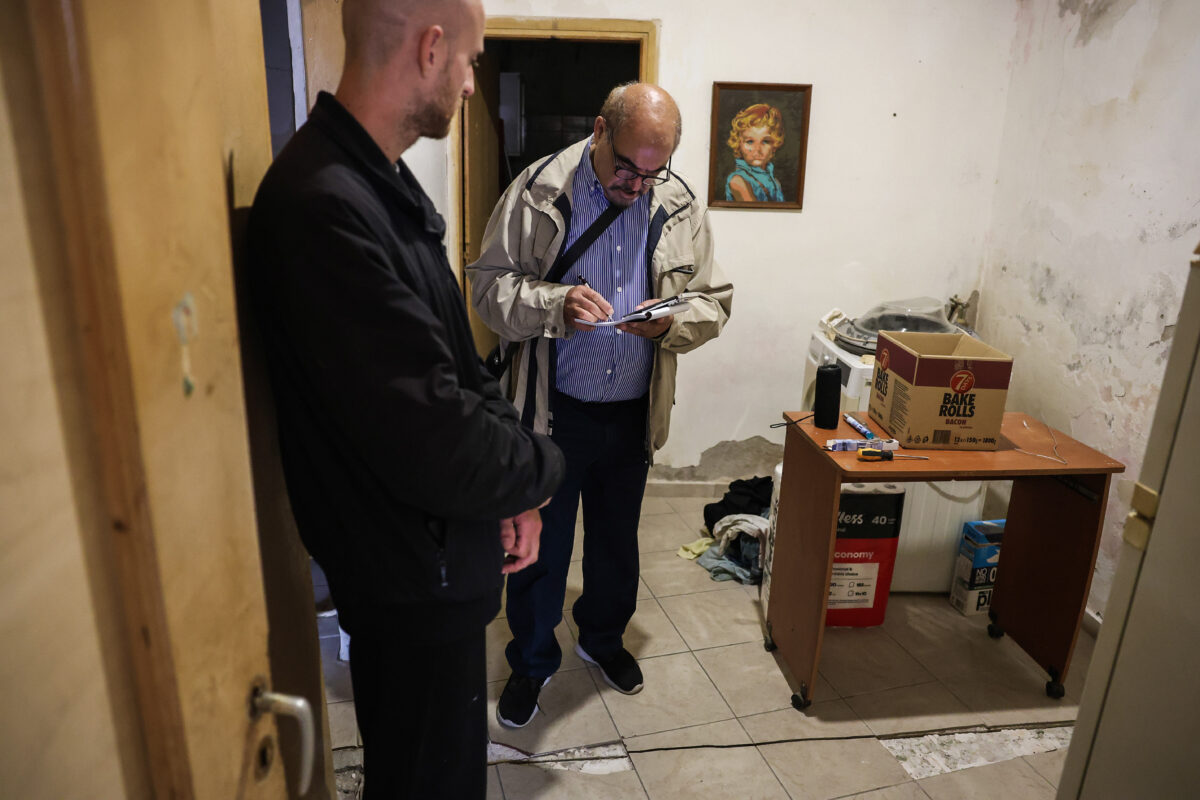 Ρωγμές σε κτίριο στις Βούτες Ηρακλείου