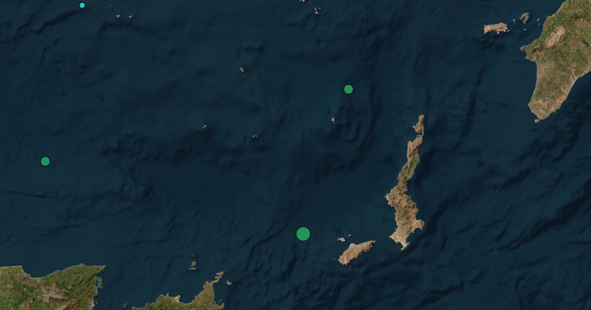 Earthquake in Kaso: 4.3 Richter northwest of the island