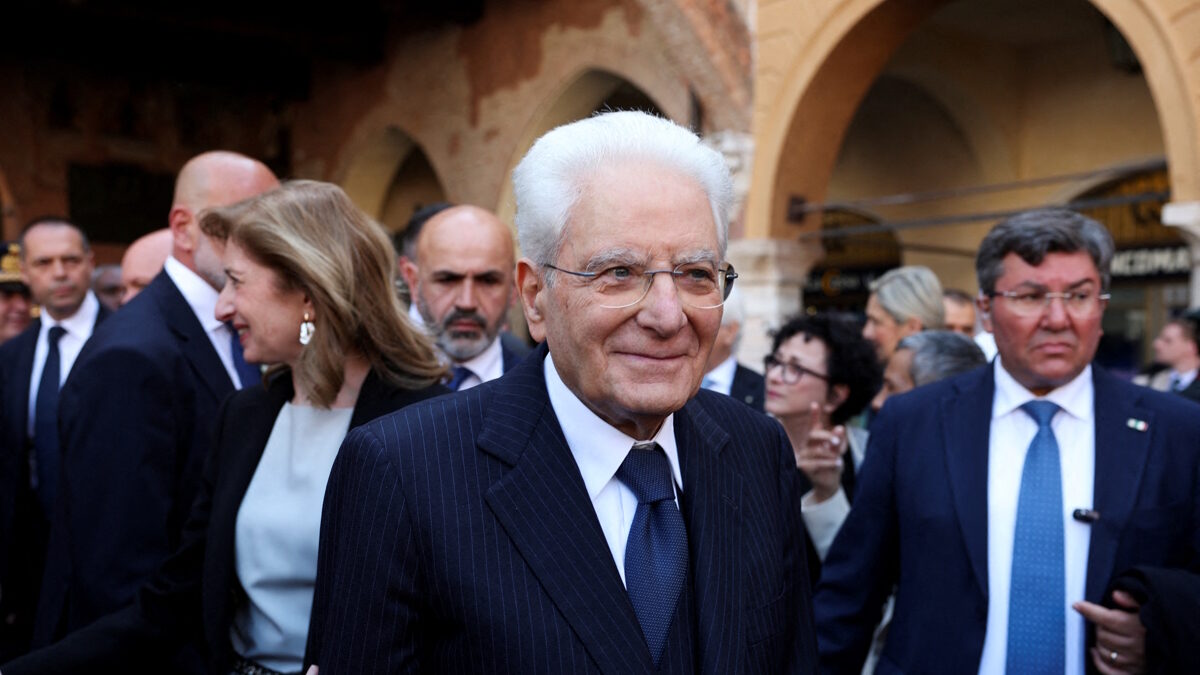 Ο πρόεδρος της Ιταλίας, Σέρτζιο Ματαρέλα