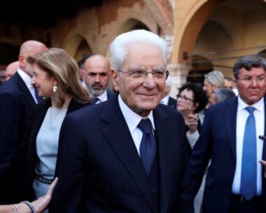 Ο πρόεδρος της Ιταλίας, Σέρτζιο Ματαρέλα