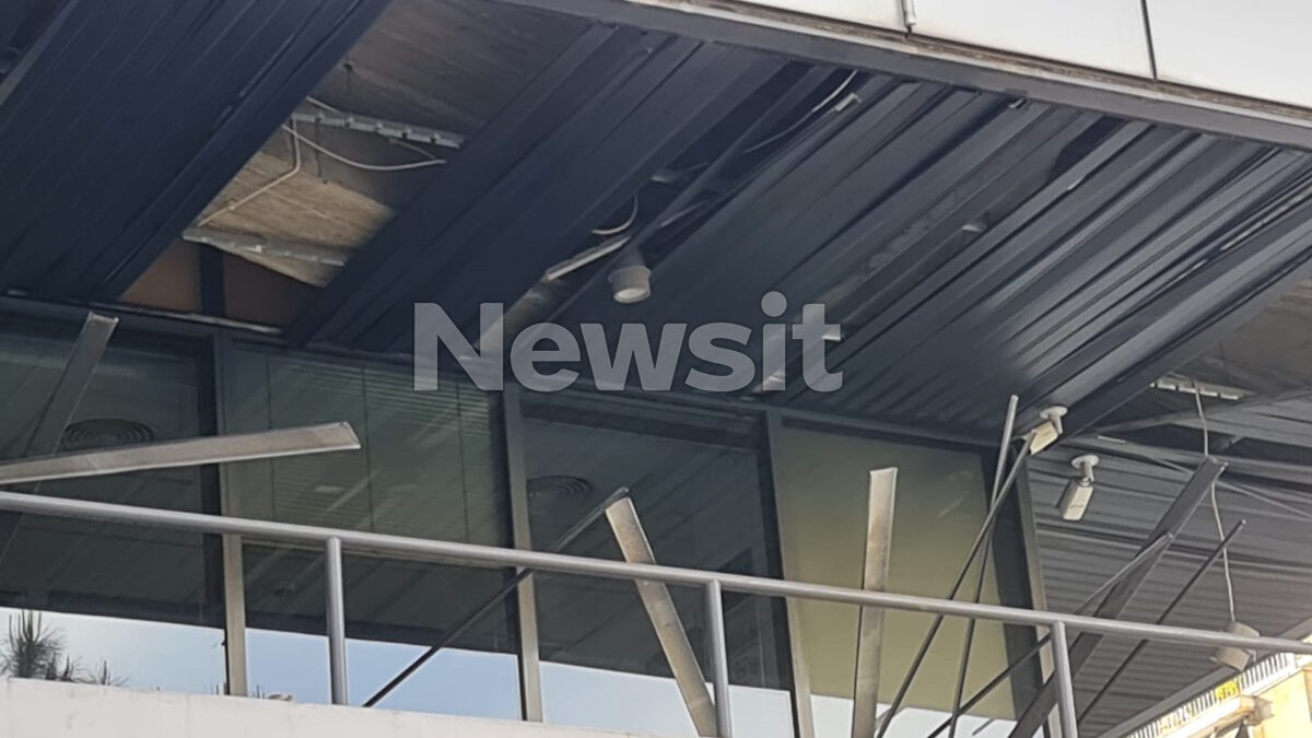 Ζημιές από τη βόμβα στα γραφεία της Hellenic Train