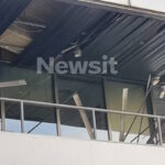 Ζημιές από τη βόμβα στα γραφεία της Hellenic Train