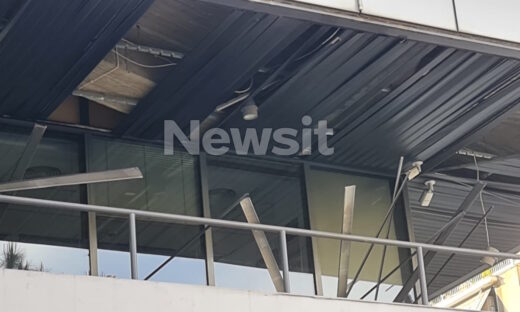 Ζημιές από τη βόμβα στα γραφεία της Hellenic Train