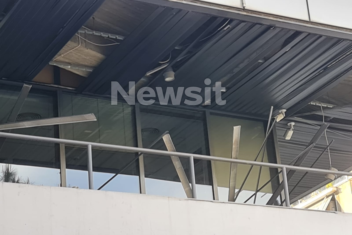 Ζημιές από τη βόμβα στα γραφεία της Hellenic Train