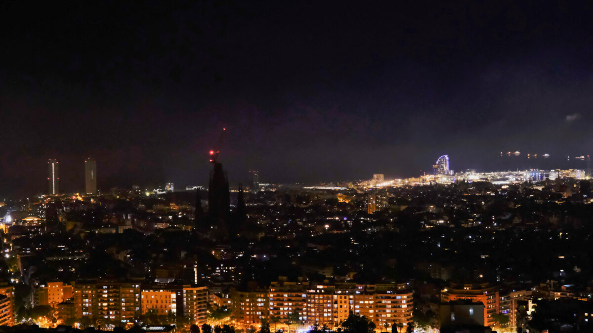 Η Βαρκελώνη κατά τη διάρκεια της διακοπής ρεύματος