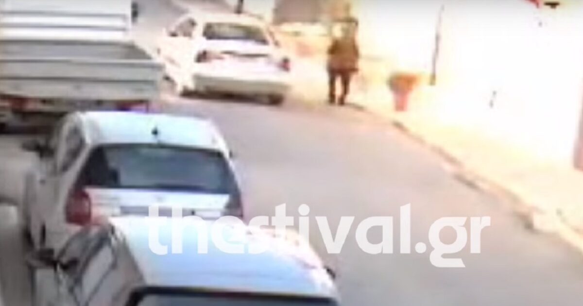 Thessaloniki: Woman embraces an elderly man and steals her chain – video documentary
