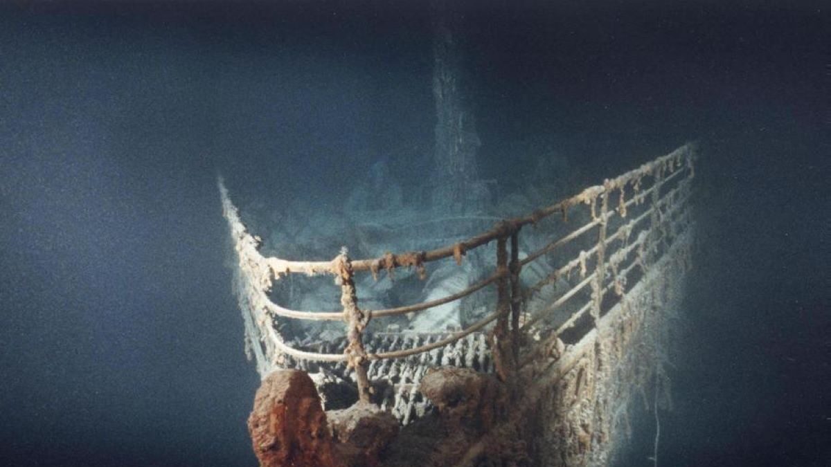 Το κουφάρι του Τιτανικού βρίσκεται δυόμισι μίλια κάτω στον πυθμένα του Βόρειου Ατλαντικού