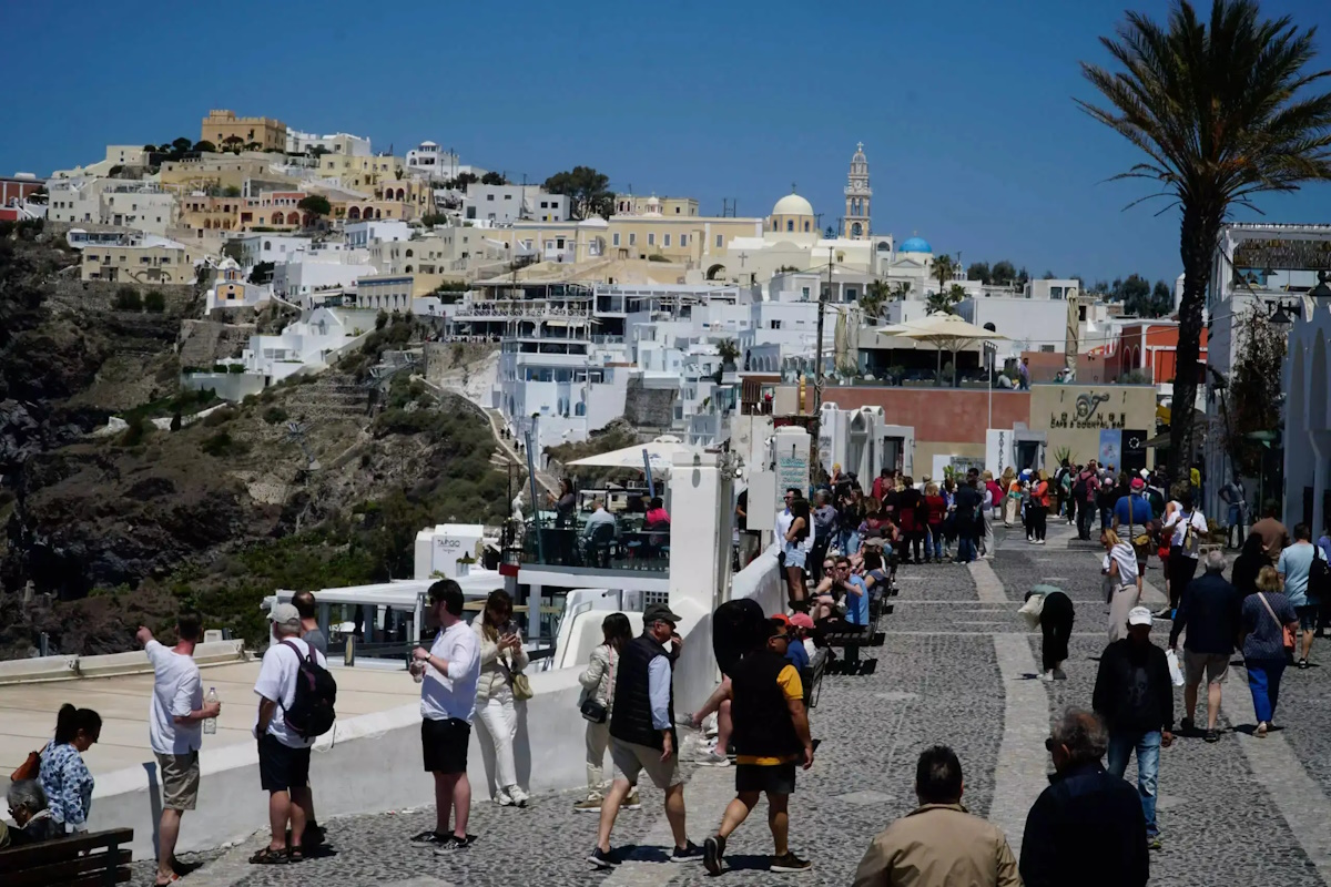 Τουρίστες σε διακοπές στην Ελλάδα
