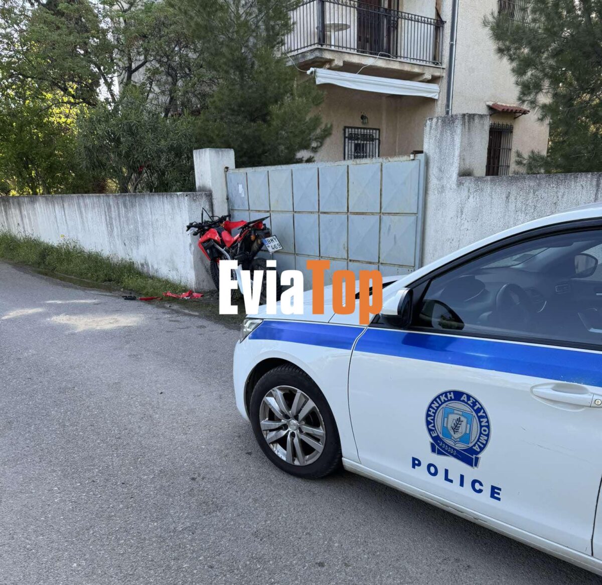 Θανατηφόρο τροχαίο με μηχανή στην Εύβοια