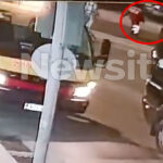 Στιγμιότυπο από τη φονική παράσυρση της 13χρονης στου Ρέντη