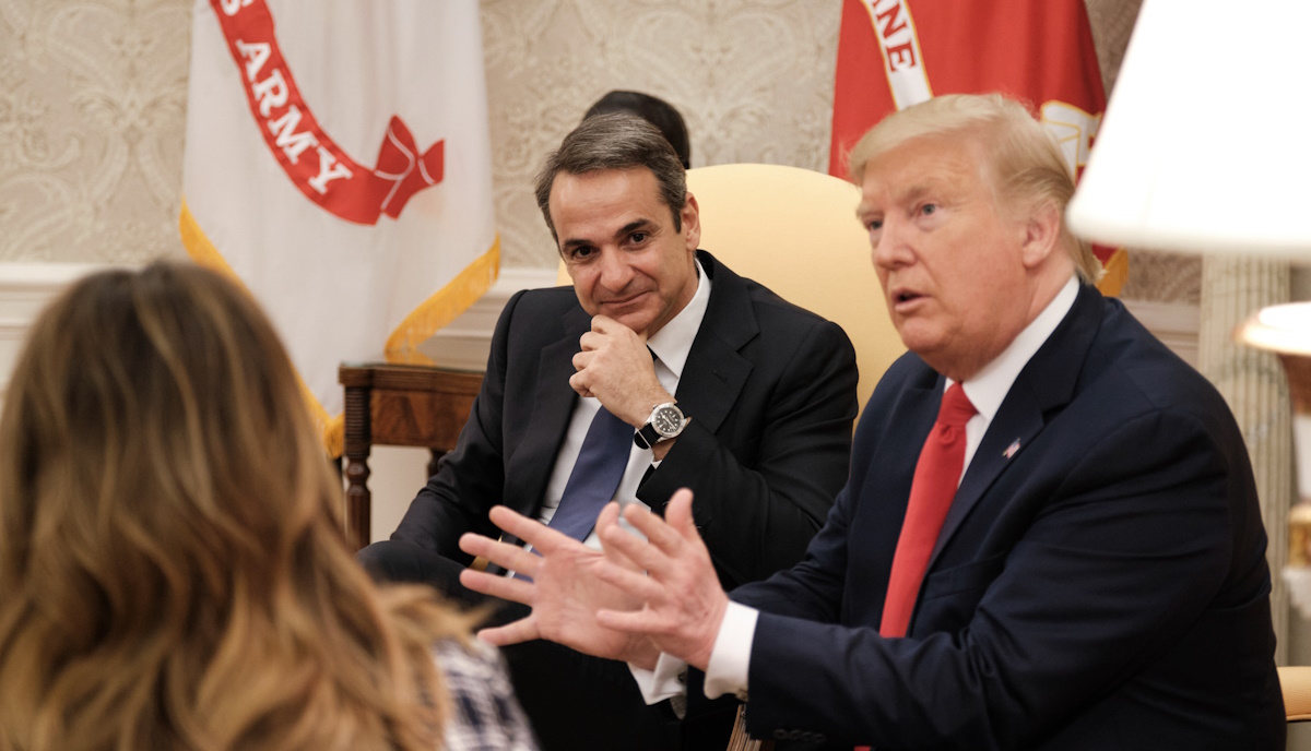 Ο Μητσοτάκης με τον Τραμπ σε παλαιότερη συνάντηση στον Λευκό Οίκο