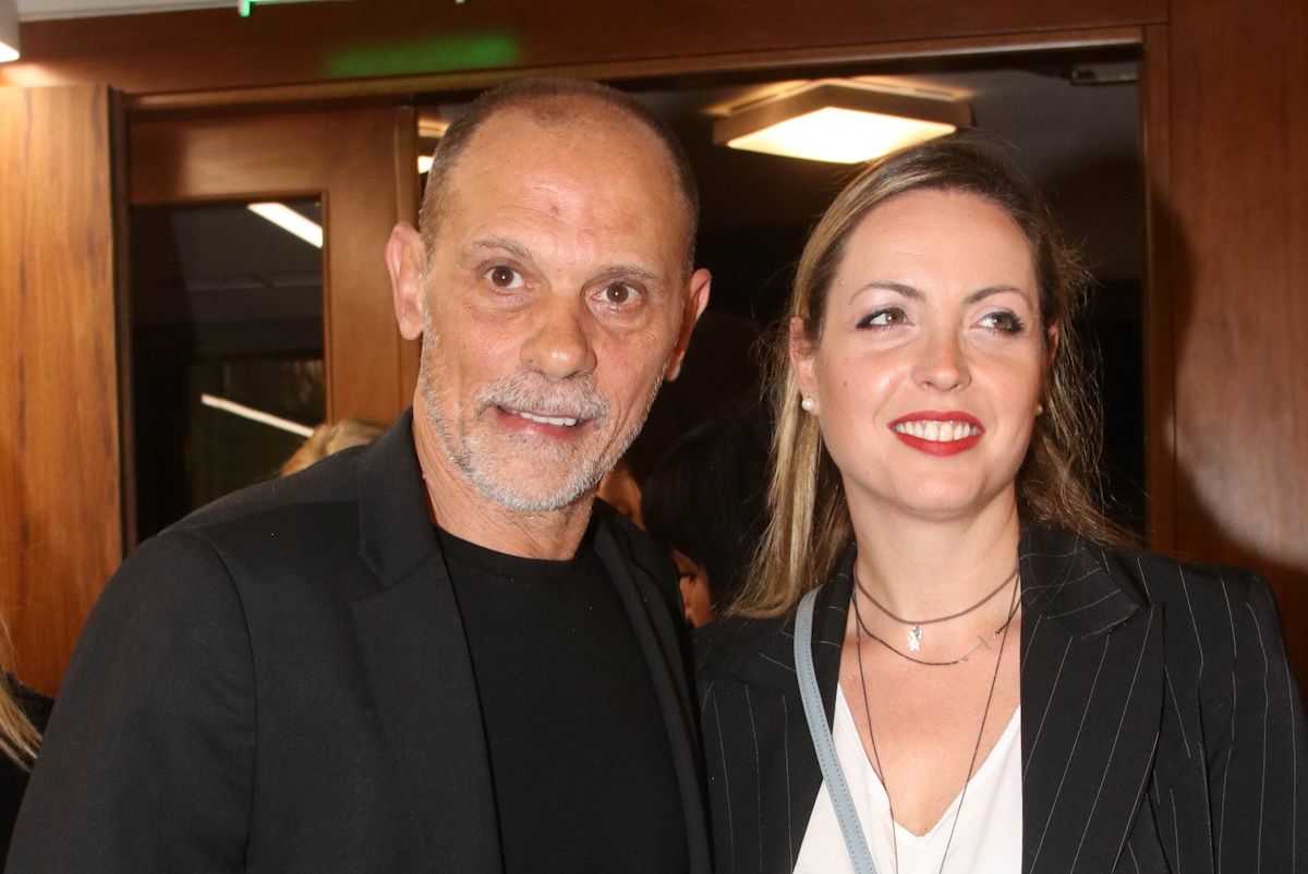 O Τζώνυ Θεοδωρίδης με την Σύλβια Δημητρακοπούλου
