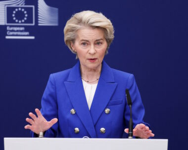 Η πρόεδρος της Ευρωπαϊκής Επιτροπής, Ούρσουλα φον ντερ Λάιεν