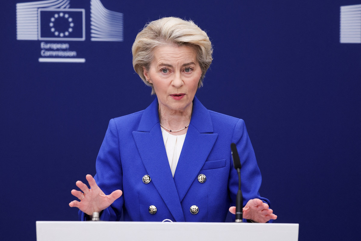 Η πρόεδρος της Ευρωπαϊκής Επιτροπής, Ούρσουλα φον ντερ Λάιεν
