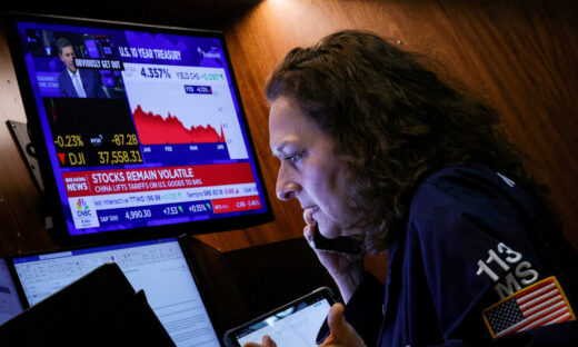 Traders στο Χρηματιστήριο της Νέας Υόρκης